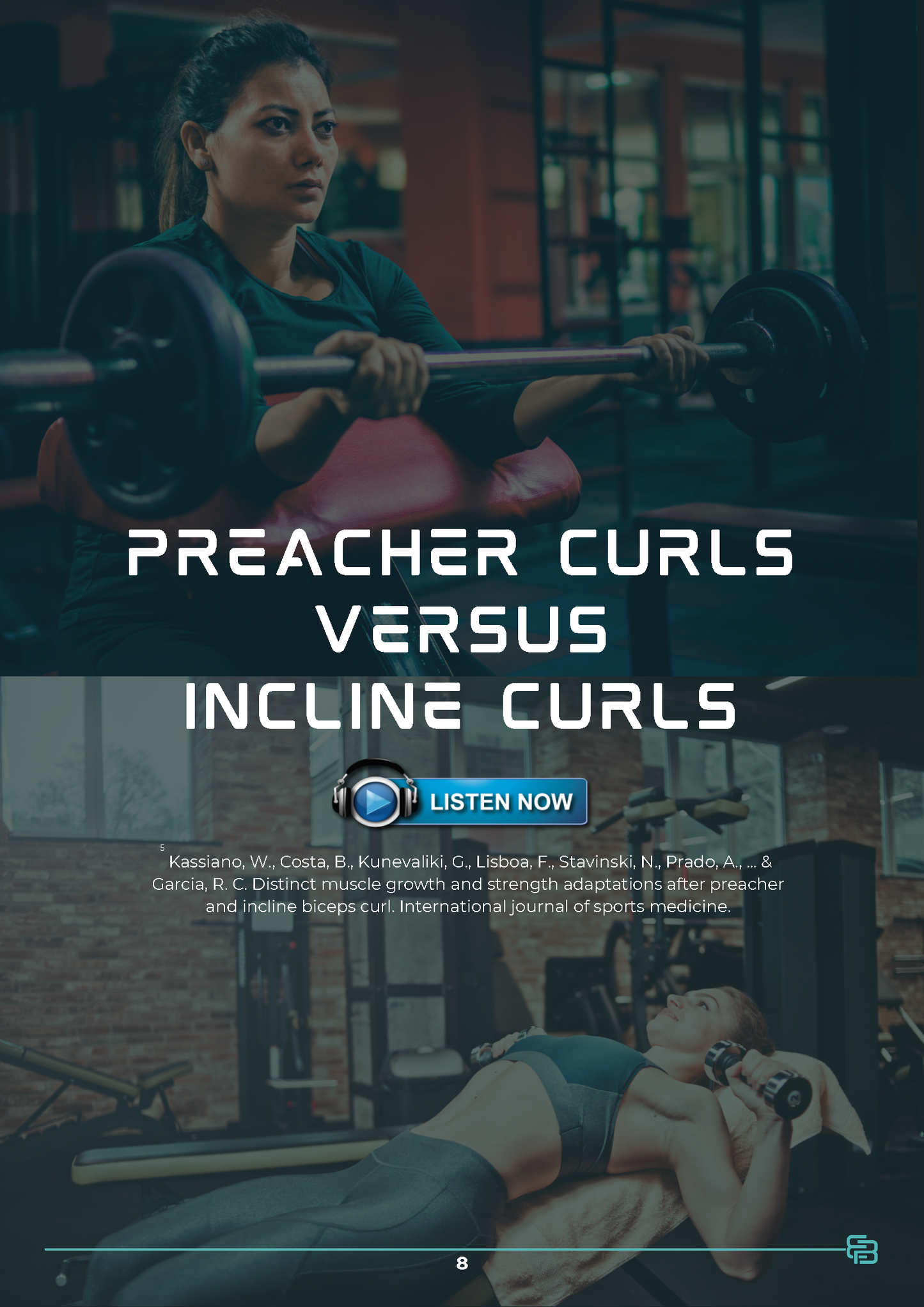 Preacher Curls versus Incline Curls