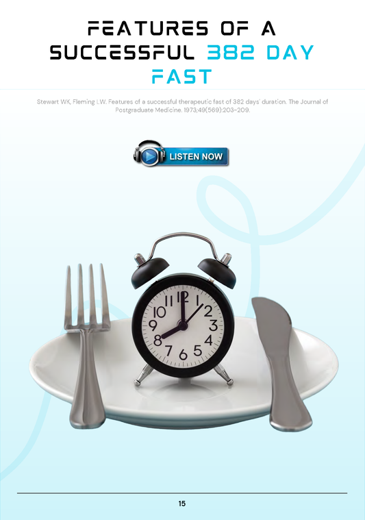 Features of a Successful 382 Day Fast