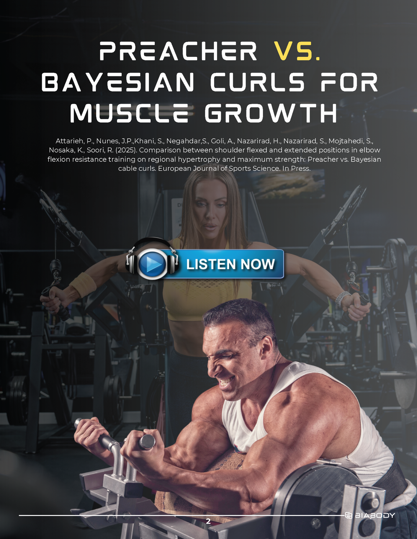 Preacher vs. Bayesian Curls for Muscle Growth