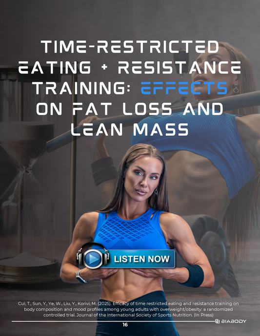 Synergistic Effects of Time-Restricted Eating and Resistance Training on Fat Loss