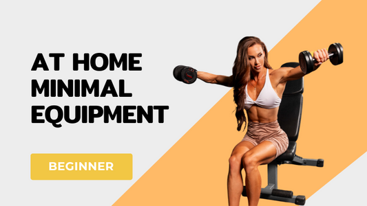 At Home Barbell, Light Dumbbells & Bands