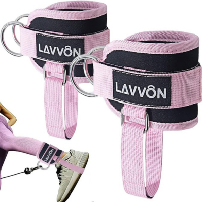Lavvon Padded Ankle Straps For Cable Machines