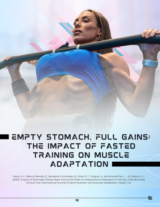 Empty Stomach, Full Gains: The Impact of Fasted Training on Muscle Adaptation