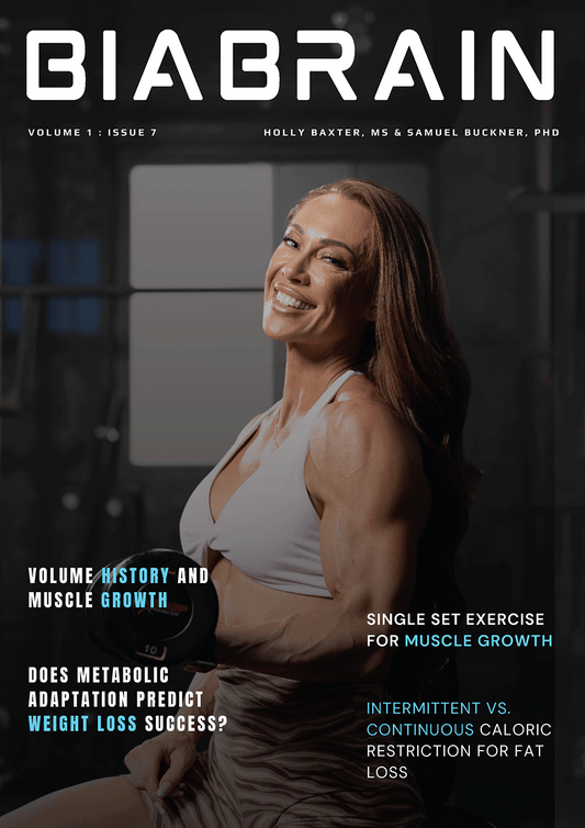 BiaBrain Vol. 1 Issue 7; Science of Training Volume and Weight Loss